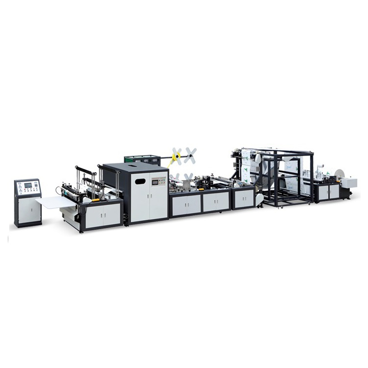 Four Functions Non-woven Bag Making Machine