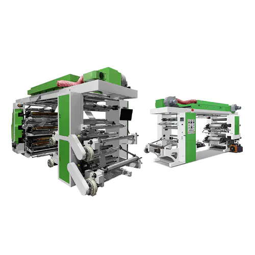Six Colors Belt Design Flexo Printing Machine