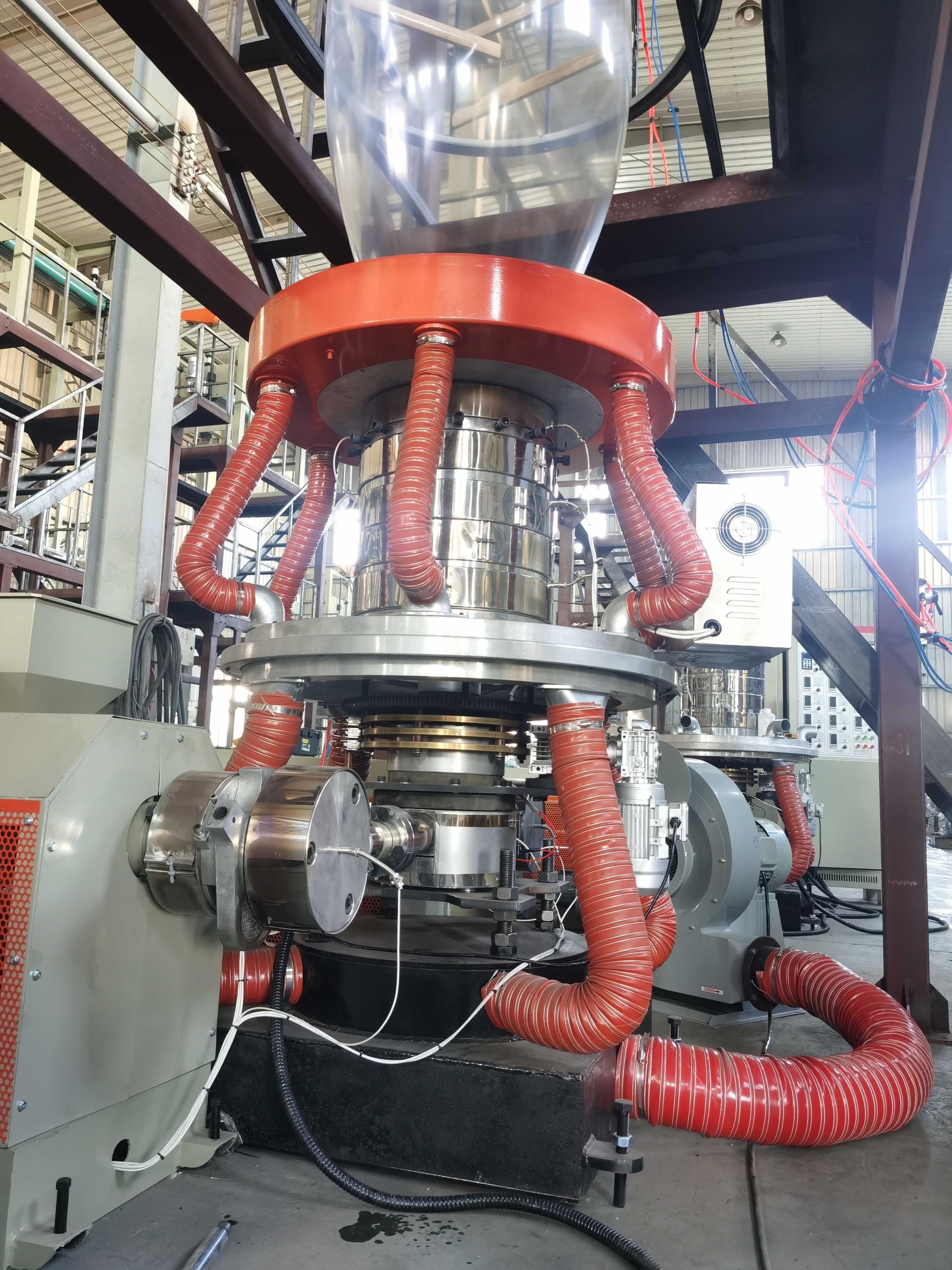 ABA film blowing machine successful test!