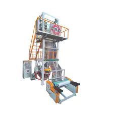 Good quality t shirt bag shopping bag production line  Single Layer LDPE HDPE PE Film Blowing Machine Plastic Film Extruder