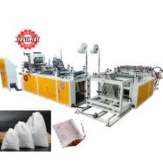 Automatic non woven draw rope bag Tea bag making machine