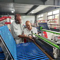 Customers visit factories offline and communicate with engineers.