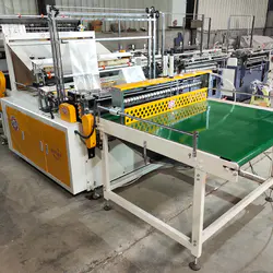 Dominica customent cold cutting bag making machine successful test!