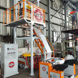 Dominica customent single layer film blowing machine successful test!